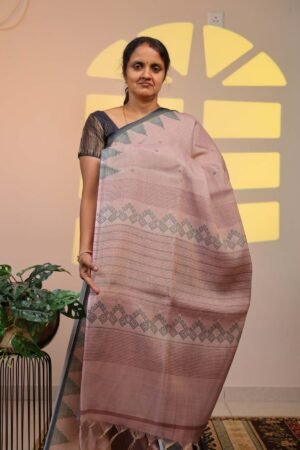Semi Linen Tissue - Dusty Mauve Pink