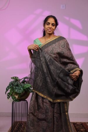 Kota Saree - Pastel Grape