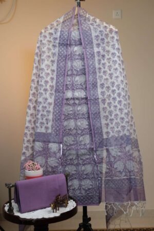 Kota Doriya Salwar - Purple