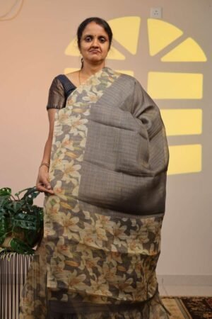 Semi Linen Tissue - Charcoal Grey