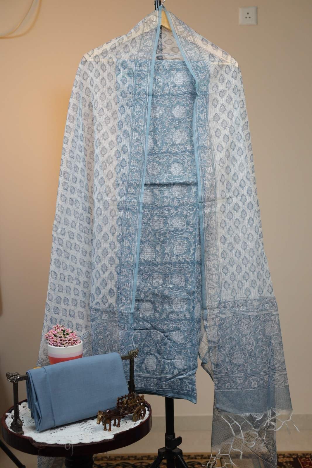 Kota Doriya Salwars - Bluish Grey