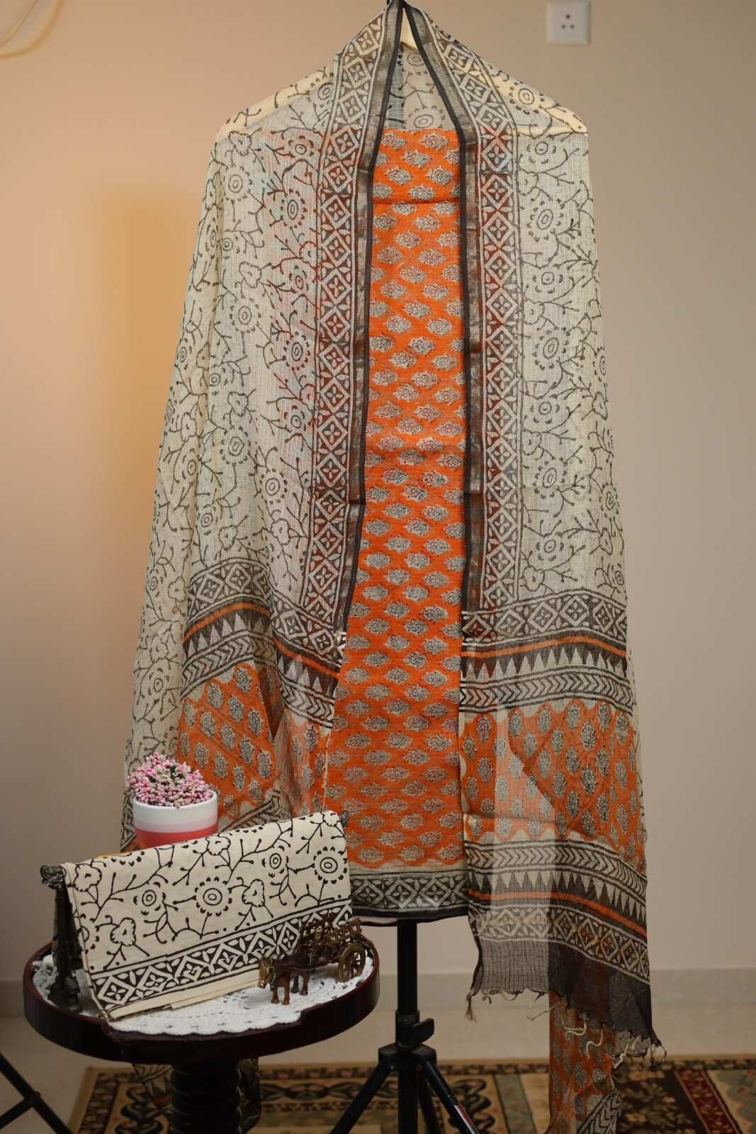 Kota Doriya Salwar - Orange