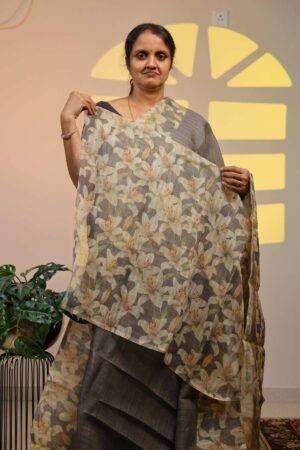 Semi Linen Tissue - Charcoal Grey