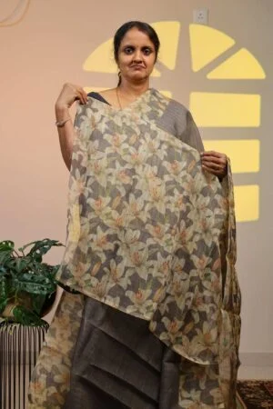 Semi Linen Tissue - Charcoal Grey